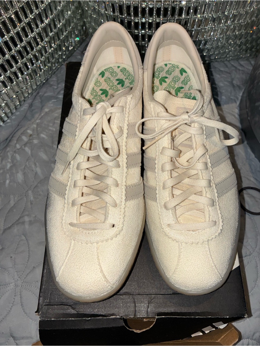 adidas Off-White Suede Casual Sneakers